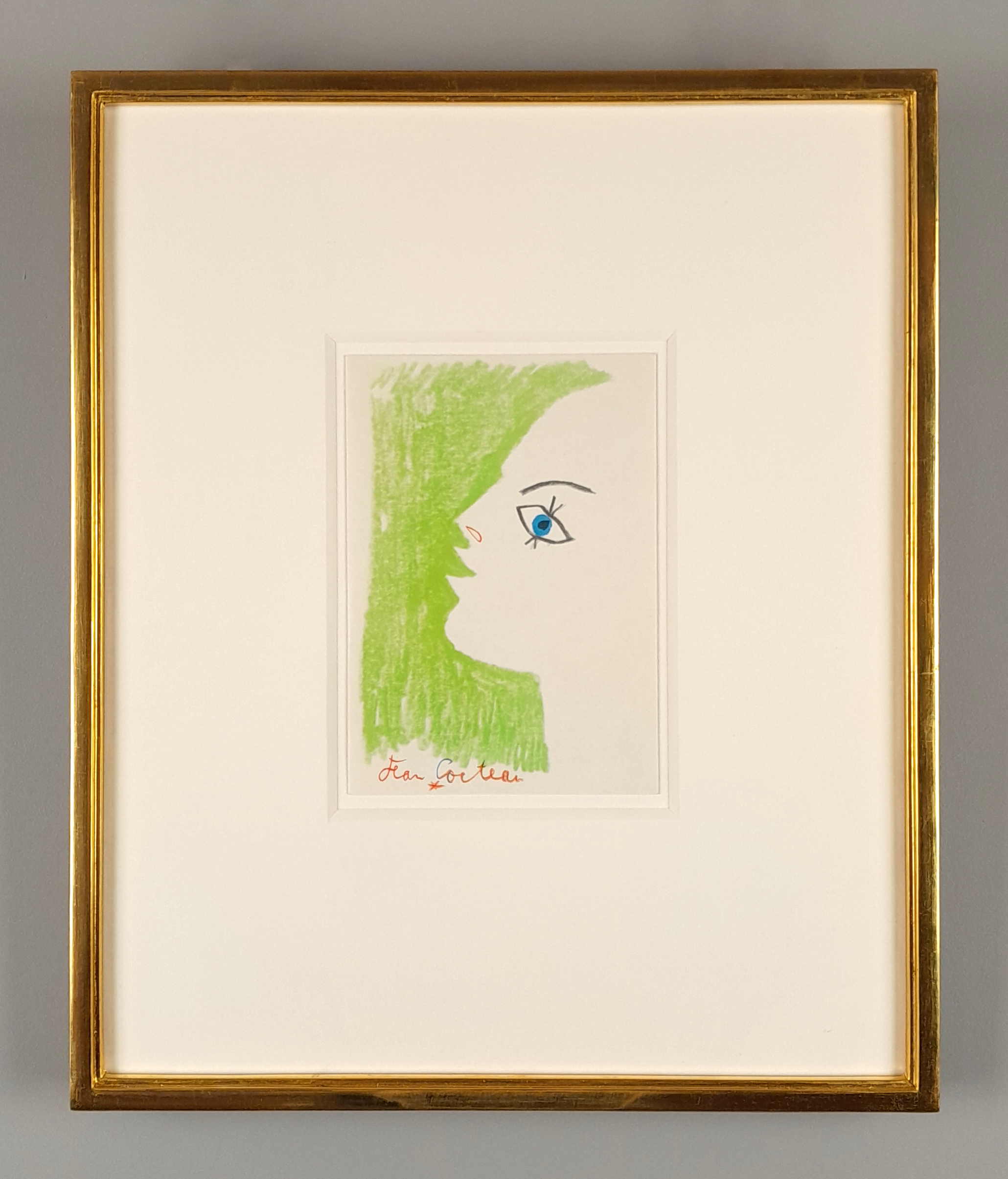Profil Vert - Jean Cocteau